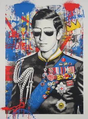 Lot 225 - Mr Brainwash (French 1966-), 'Long Live The King', 2023