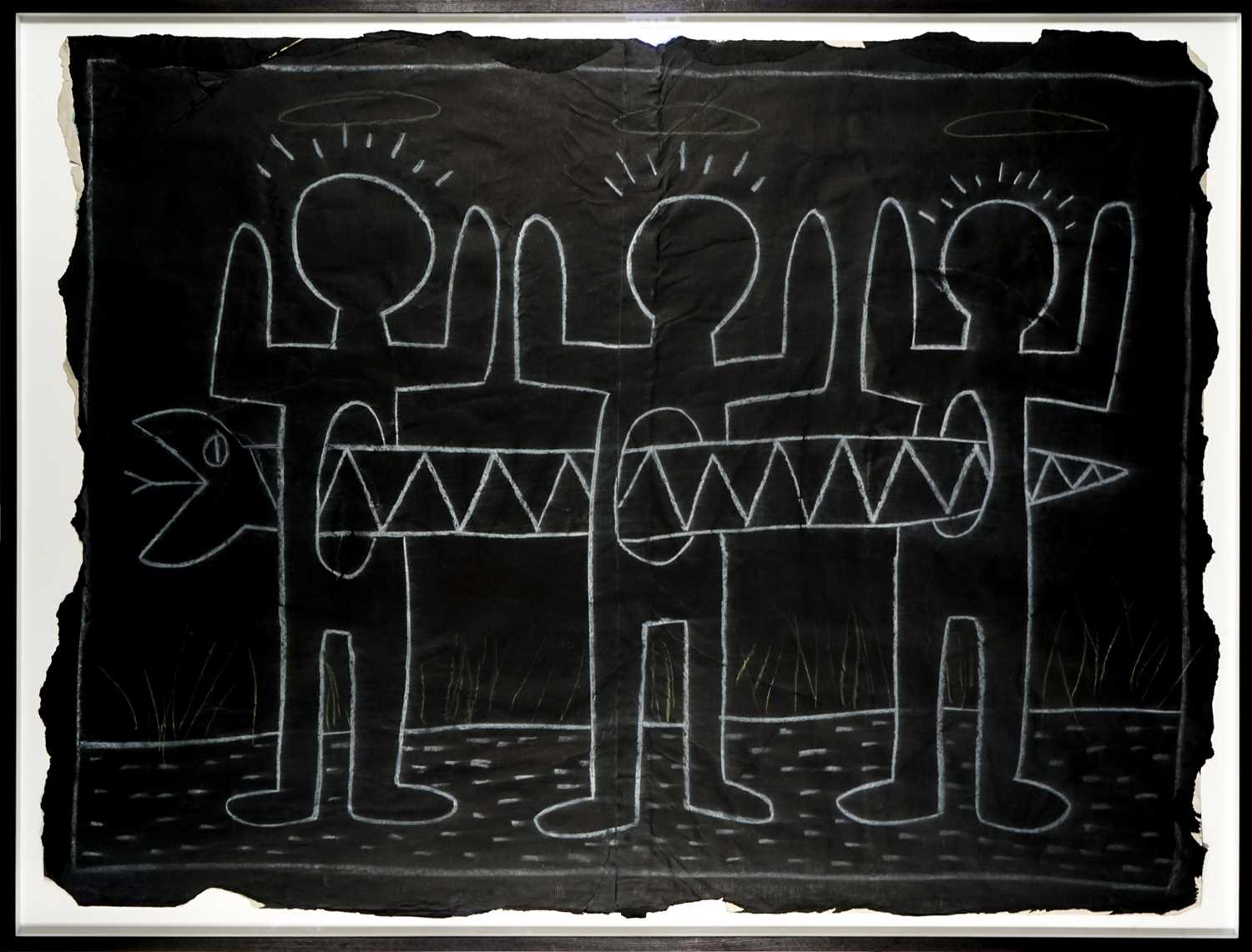 Lot 209 - Keith Haring (American 1958-1990), 'Untitled (Subway Drawing)', circa 1980