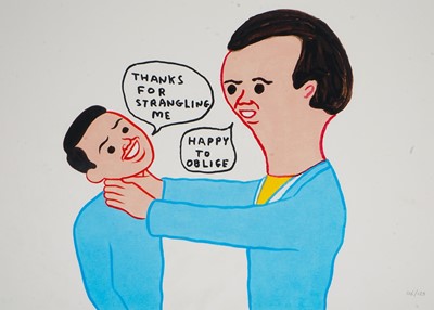 Lot 171 - David Shrigley & Joan Cornella (Collaboration), 'Vote', 2022