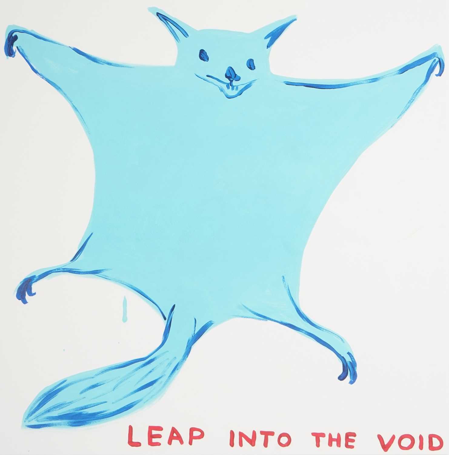 Lot 126 - David Shrigley (British 1968-), 'Leap Into The Void', 2023