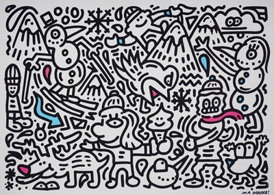 Lot 162 - Mr Doodle (British 1994-), 'Untitled', 2021