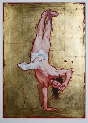 Lot 249 - Cosmo Sarson (British), 'Breakdancing Jesus - The Salute', 2013