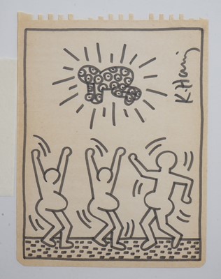 Lot 218 - Keith Haring (American 1958-1990), 'Untitled', 1983