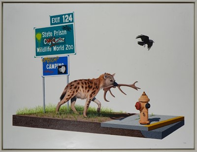 Lot 190 - Josh Keyes (American 1969-), 'Trophy', 2010