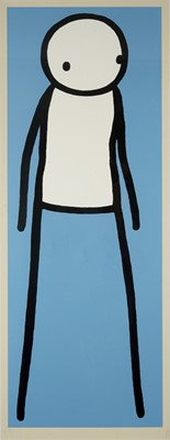 Lot 184 - Stik (British 1979-), 'Walk (Blue)', 2012