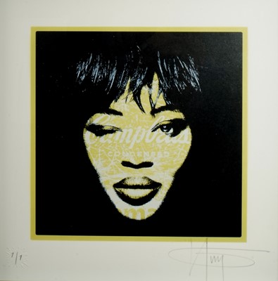 Lot 290 - K-Guy (British), 'Naomi Campbell (Pistachio Green)', 2011