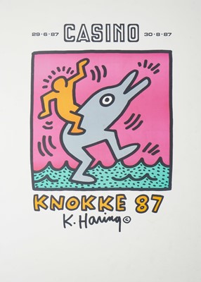 Lot 198 - Keith Haring (American 1958-1990), 'Casino', 1987