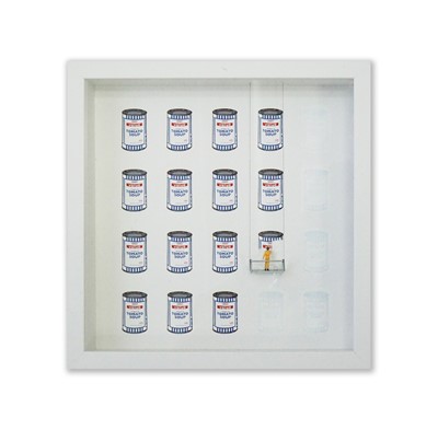 Lot 121 - Roy's People (British), 'Scrubbed Out Tesco Soup Cans', 2020