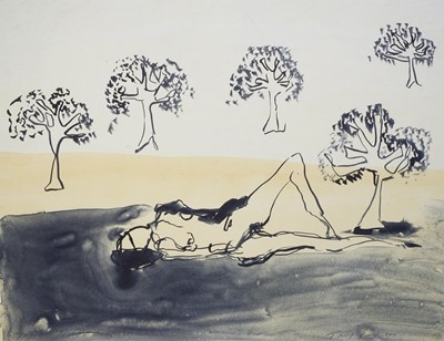 Lot 207 - Tracey Emin (British 1963-), 'Laying With The Olive Tree's', 2011