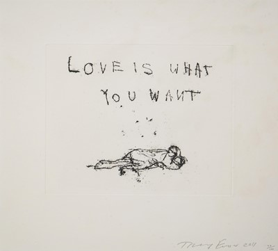 Lot 205 - Tracey Emin (British 1963-), 'Love Is What You Want', 2011