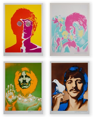 Lot 72 - Richard Avedon (American 1923-2004), 'The Beatles', 1968