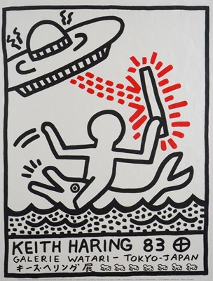 Lot 287 - Keith Haring (American 1958-1990), 'Galerie Watari', 1983