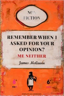 Lot 181 - James McQueen (British 1977-), 'Me Neither', 2023