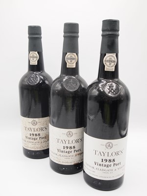 Lot 10 - 3 bottles 1985 Taylor