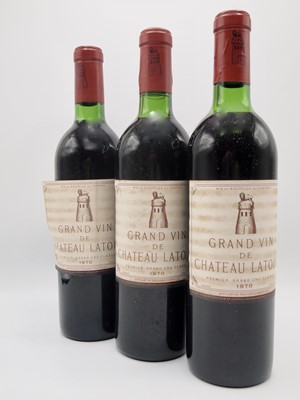 Lot 35 - 3 bottles 1970 Ch Latour