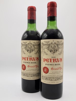 Lot 39 - 2 bottles 1968 Petrus