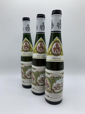 Lot 163 - 3 half-bottles Maximin Grunhauser Herrenberg Eiswein von Schubert