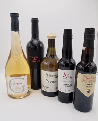 Lot 193 - 5 bottles and 2 half-bottles Mixed Fortifieds and Wines