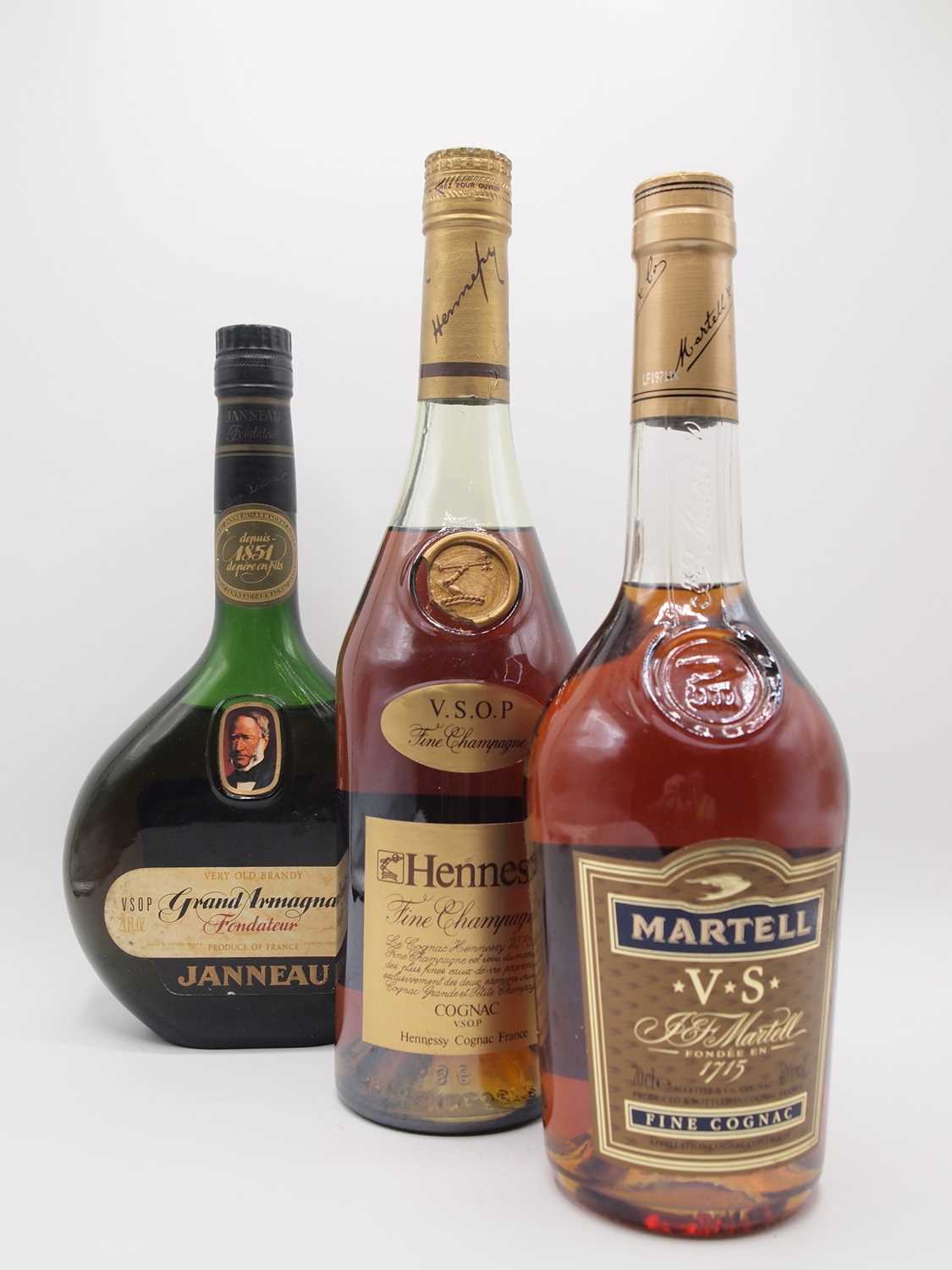 Lot 206 - 6 bottles Mixed Cognac and Armagnac