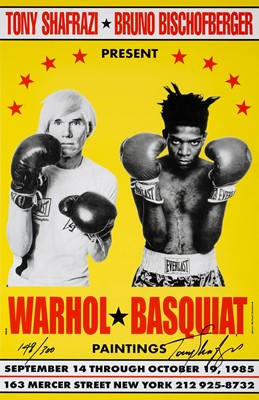Lot 88 - Andy Warhol & Jean-Michel Basquiat (Collaboration), 'Warhol-Basquiat 1985 Limited Edition Poster (30th Anniversary Edition)', 2015
