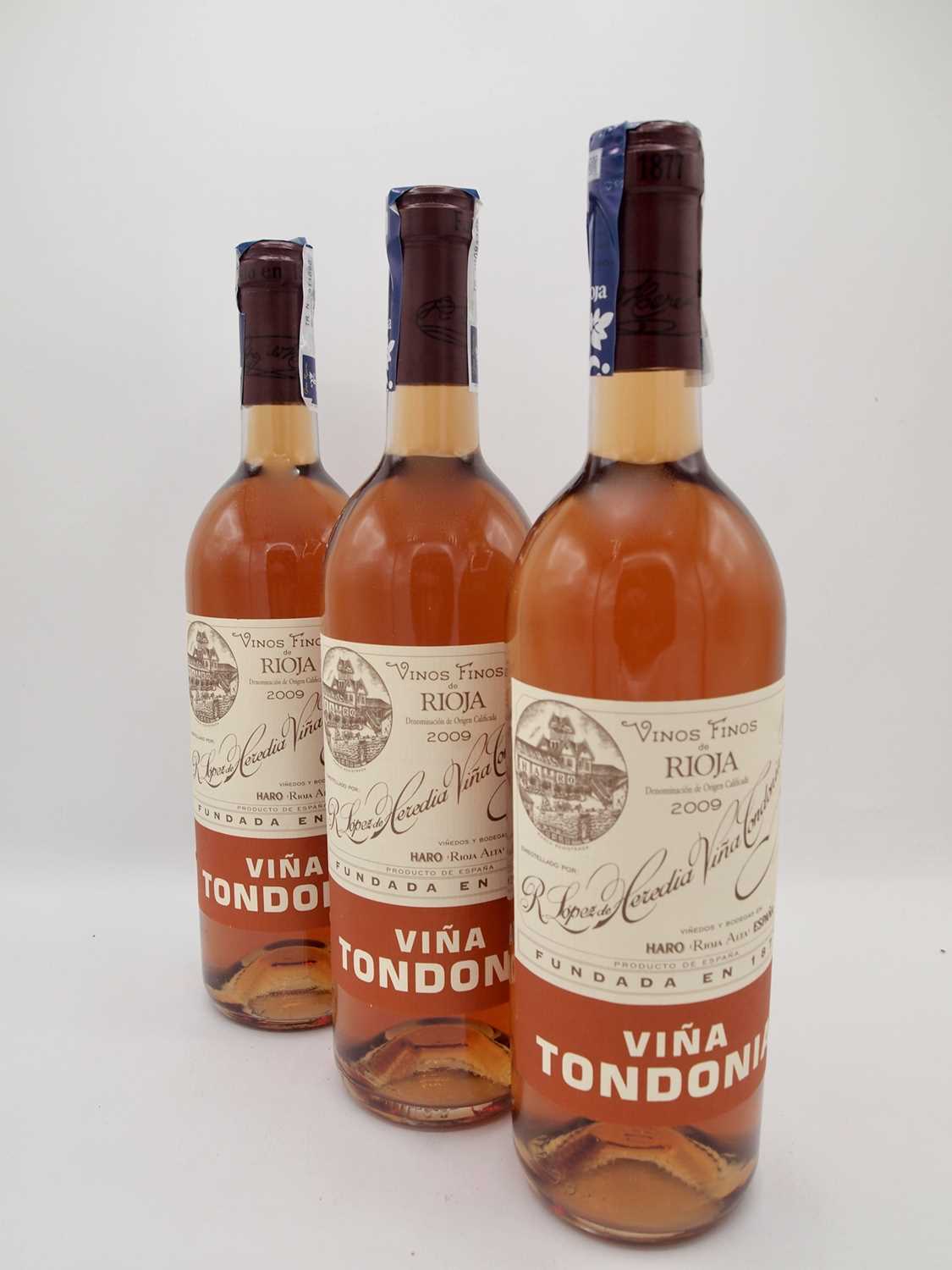 Lot 340 - 3 bottles 2009 Vina Tondonia Gran Reserva Rosado