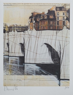 Lot 9 - Christo & Jeanne-Claude (Collaboration), 'The Pont-Neuf Wrapped', 1976/2020