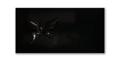 Lot 187 - Schoony (British 1974-), 'The Butterfly Kiss (Black), 2017