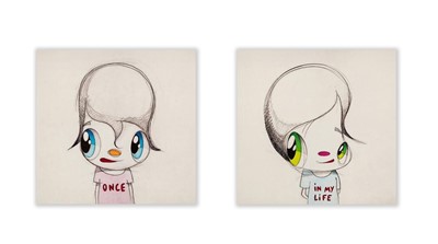 Lot 127 - Javier Calleja (Spanish 1971-), 'Once In My Life (Diptych)', 2023