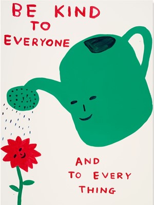 Lot 123 - David Shrigley (British 1968-), 'Be Kind To Everyone', 2021