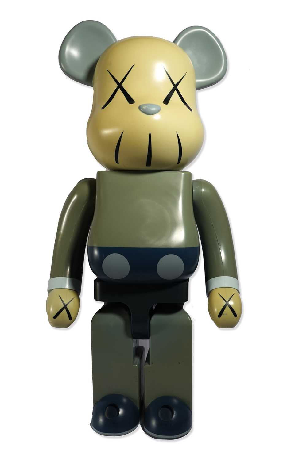 Lot 168 - Kaws (American 1974-), 'Companion Bearbrick 1000% (Brown)', 2006