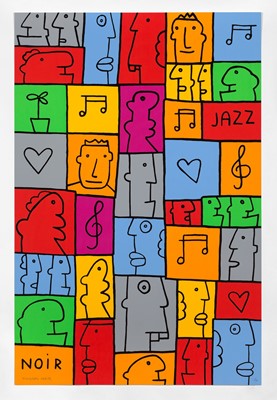 Lot 204 - Thierry Noir (French 1958-), 'JAZZ', 2015