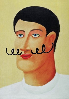 Lot 139 - Nicolas Party (Swiss 1980-), 'Portrait With A Moustache', 2013