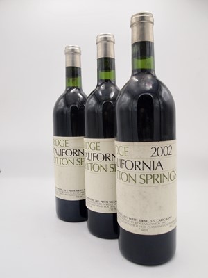 Lot 245 - 12 bottles 2002 Ridge Lytton Springs