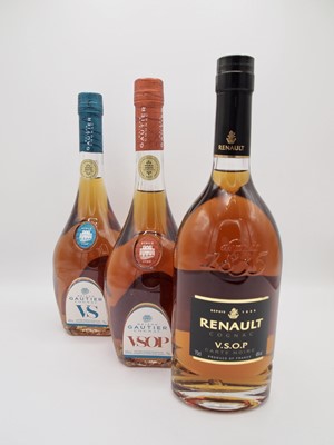 Lot 365 - 9 bottles Mixed Cognac