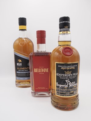 Lot 407 - 7 bottles Mixed International Whiskies