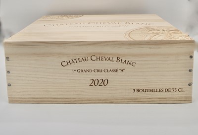 Lot 52 - 3 bottles 2020 Ch Cheval Blanc