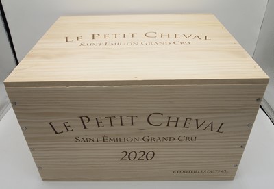 Lot 53 - 6 bottles 2020 Le Petit Cheval