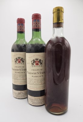 Lot 133 - 3 bottles Mixed Malescot St Exupery and Climens