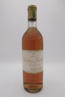 Lot 110 - 1 bottle 1947 Ch Gilette Doux