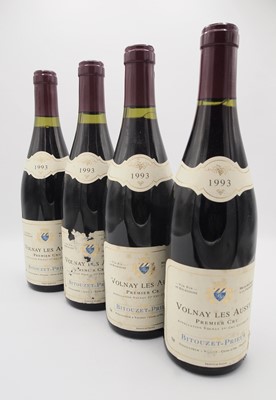 Lot 124 - 4 bottles 1993 Volnay, Les Aussy Bitouzet-Prieur