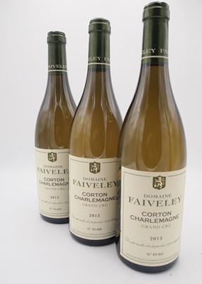 Lot 156 - 6 bottles 2013 Corton-Charlemagne Faiveley