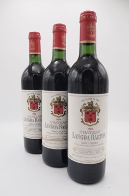 Lot 61 - 10 bottles 1989 Ch Langoa-Barton
