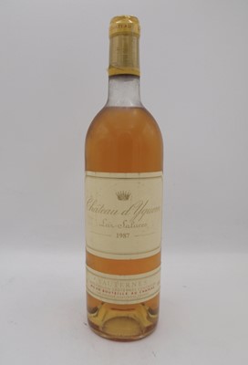 Lot 111 - 1 bottle 1987 Ch d'Yquem