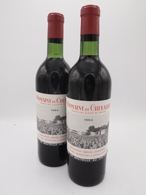 Lot 72 - 2 bottles 1964 Domaine de Chevalier