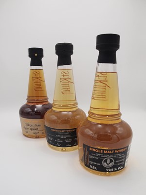 Lot 449 - 6 50cl bottles German and Belgian whisky