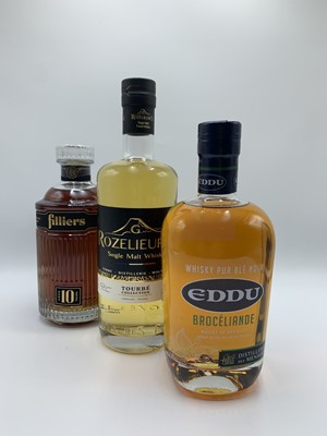 Lot 453 - 7 bottles Mixed European Whiskies