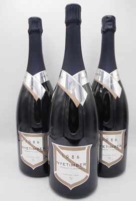 Lot 217 - 3 magnums 2010 Nyetimber 1086