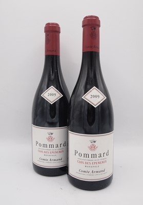 Lot 130 - 2 bottle 2009 Pommard Clos des Epenaux Comte Armand
