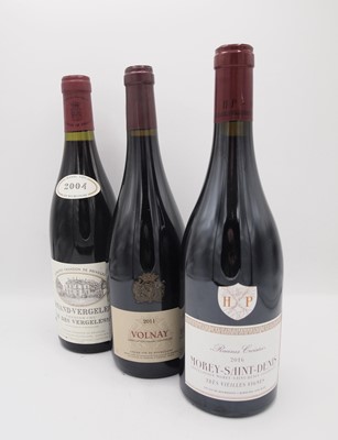 Lot 135 - 6 bottles Mixed Red Burgundy and Californian Merlot