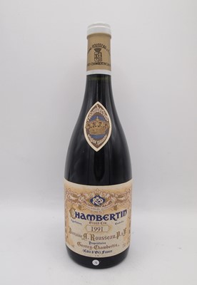 Lot 279 - 1 bottle 1991 Chambertin Rousseau